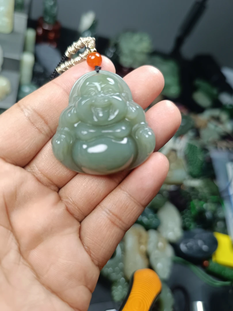 和田玉且末料佛公
