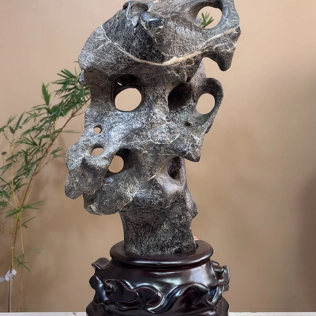 原***我石材太湖石摆件太湖石