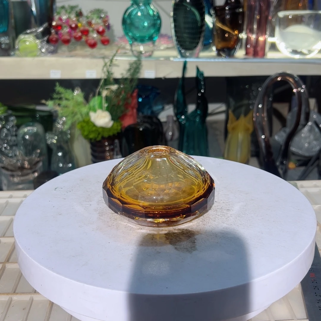 高 6 轻奢琉璃花器福利正常手工痕迹