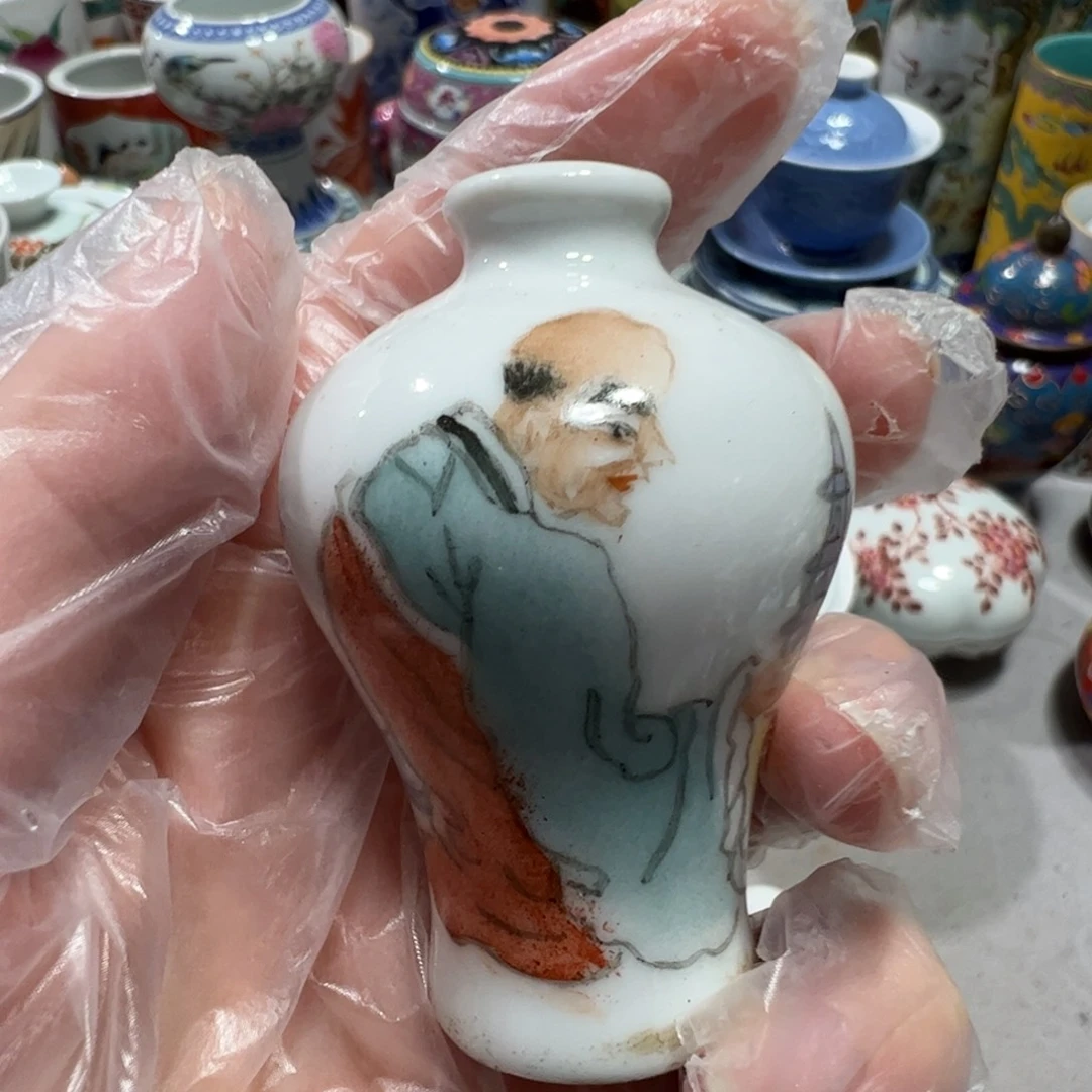 景德镇陶瓷艺术瓷器34鹿*童