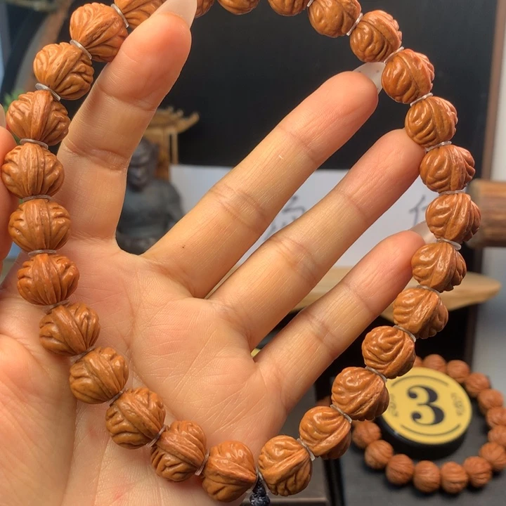 文玩核桃吊坠14金蟾手持