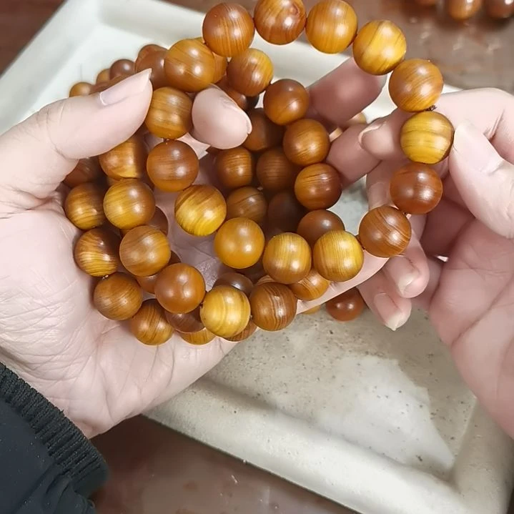 柏木（崖柏）手串/手链15mm圆珠