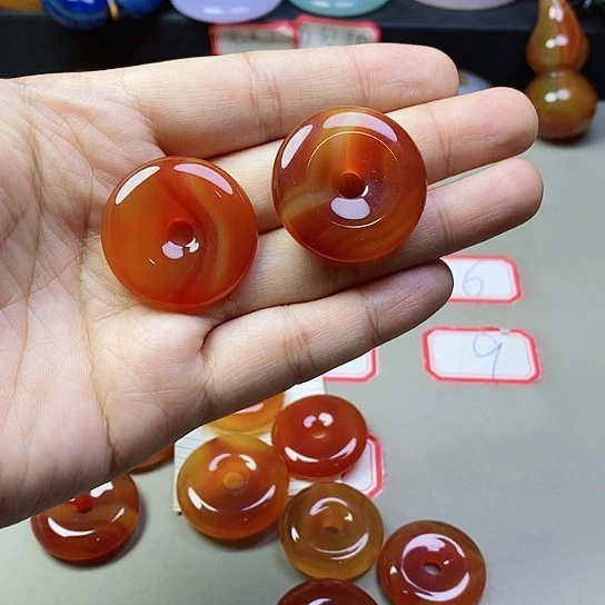 玛瑙/玉髓吊坠(不含链)未镶嵌啊*