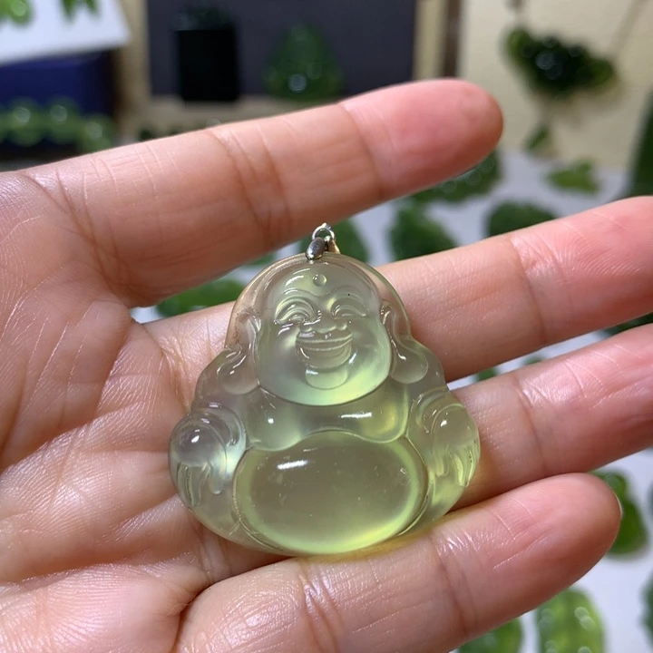 岫玉颈饰未镶嵌吊坠