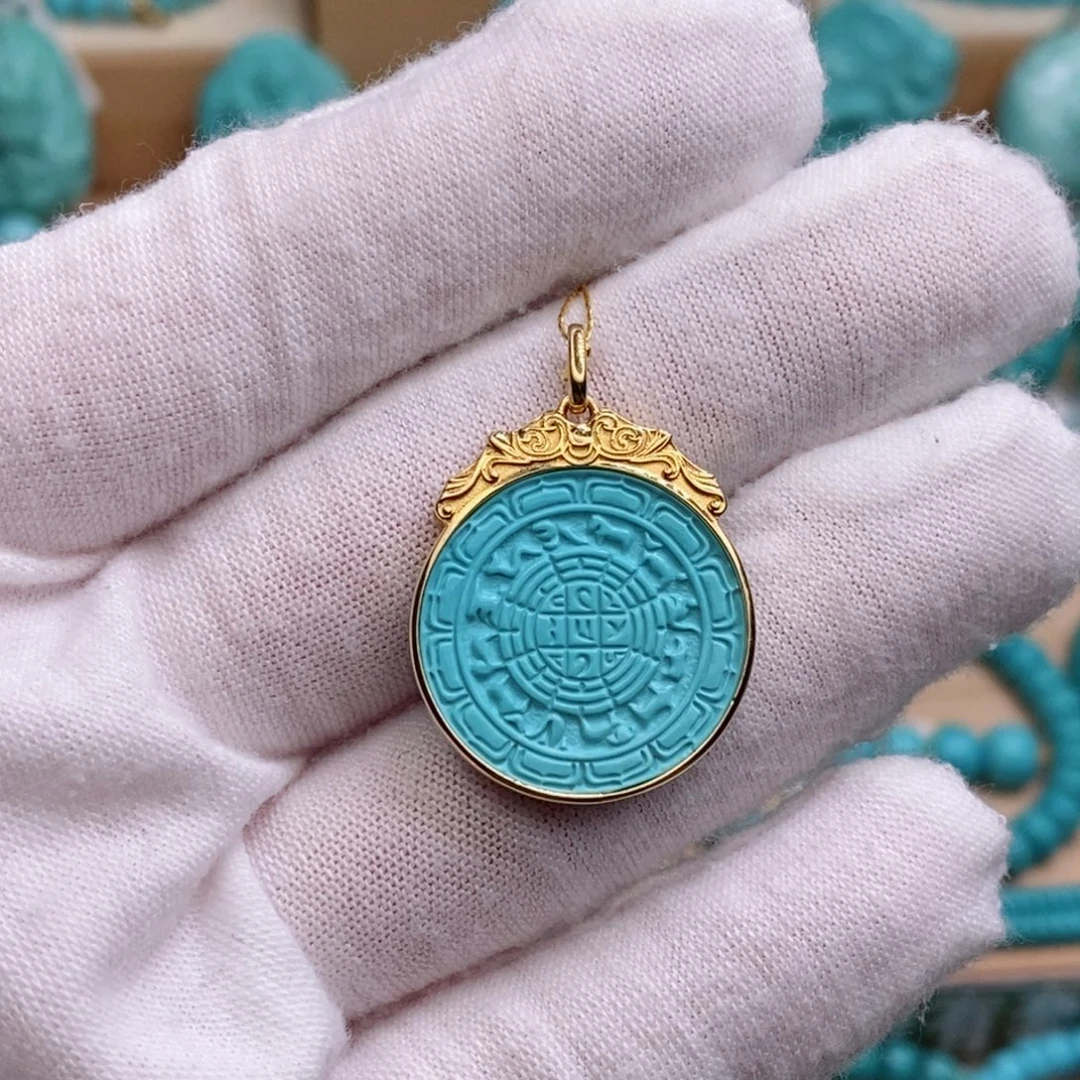 绿松石未镶嵌珠宝奇石