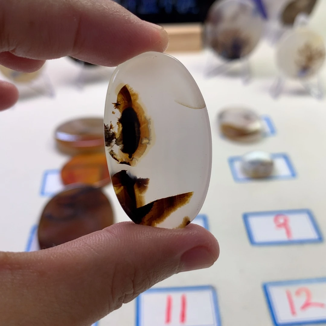 未镶嵌玛瑙/玉髓珠宝半成品