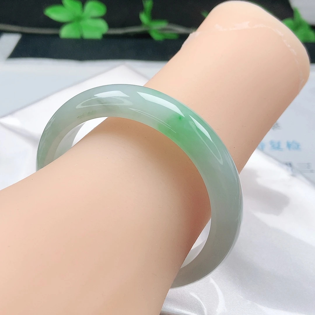 未镶嵌手镯翡翠54圈