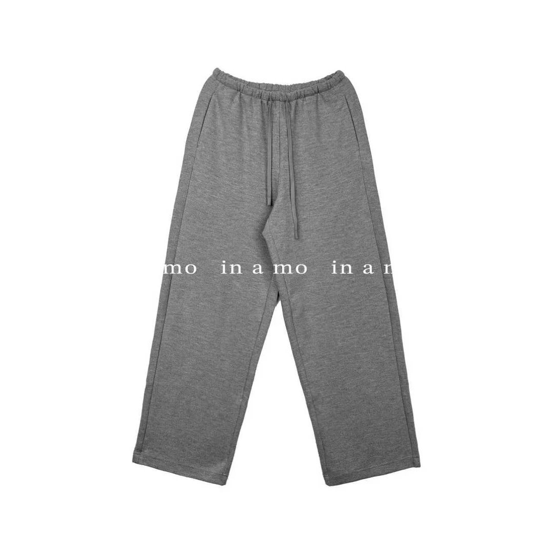 in a mo【羊毛休闲裤】秋冬百搭中腰直筒休闲抽绳裤