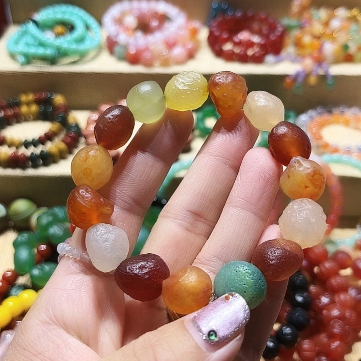 玛瑙/玉髓未镶嵌手链