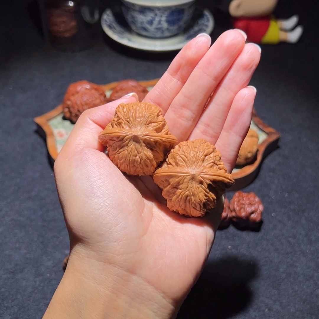 文玩核桃把件39+山地磨