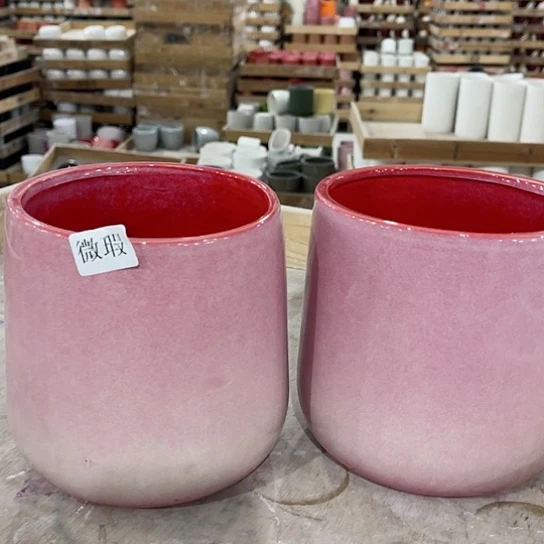 多肉绿植陶瓷花盆9.9包邮，有孔