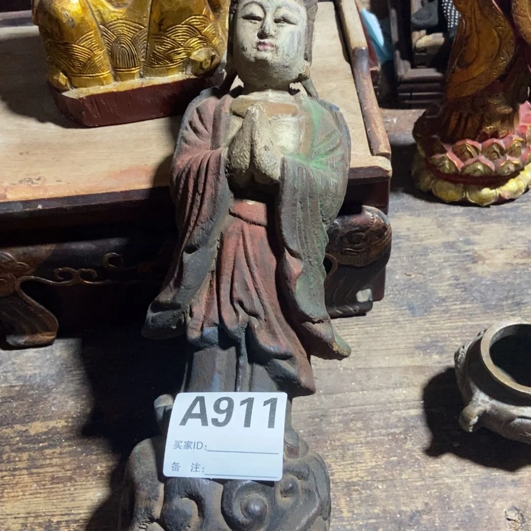 木已*置911木雕佛像一个