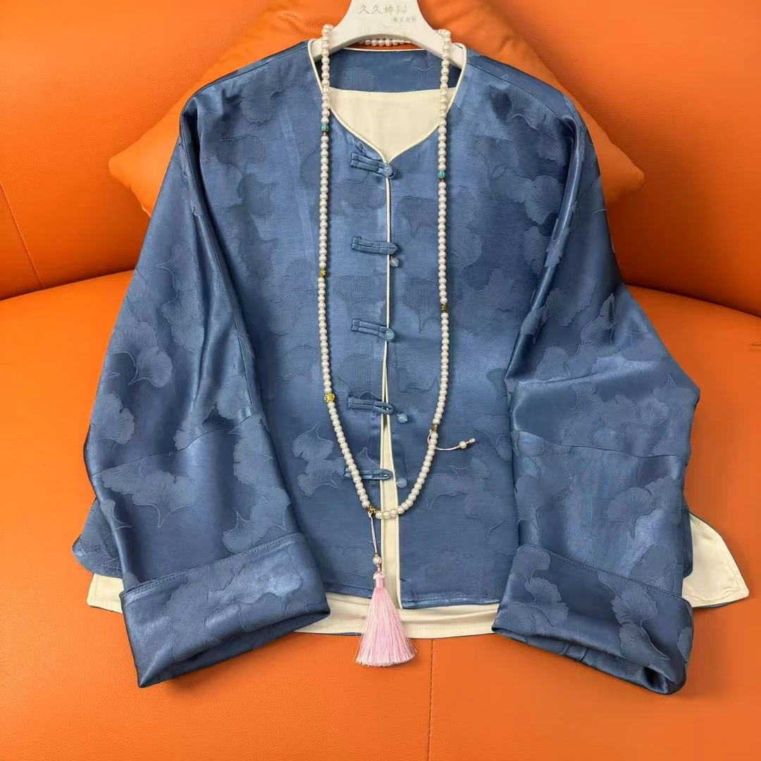 仟亿娘娘【黄金落叶外套】新中式女装