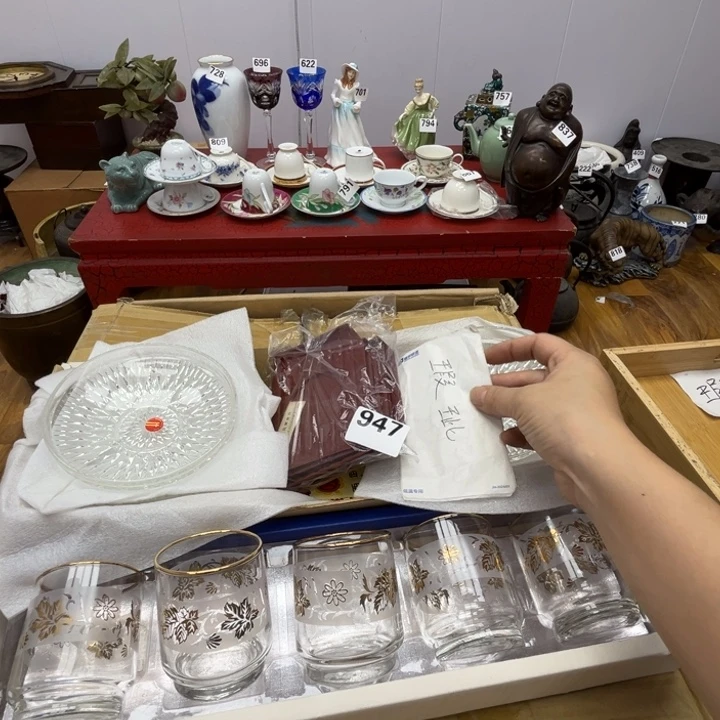 瓷片呀工艺品摆件瓷器摆件正能量
