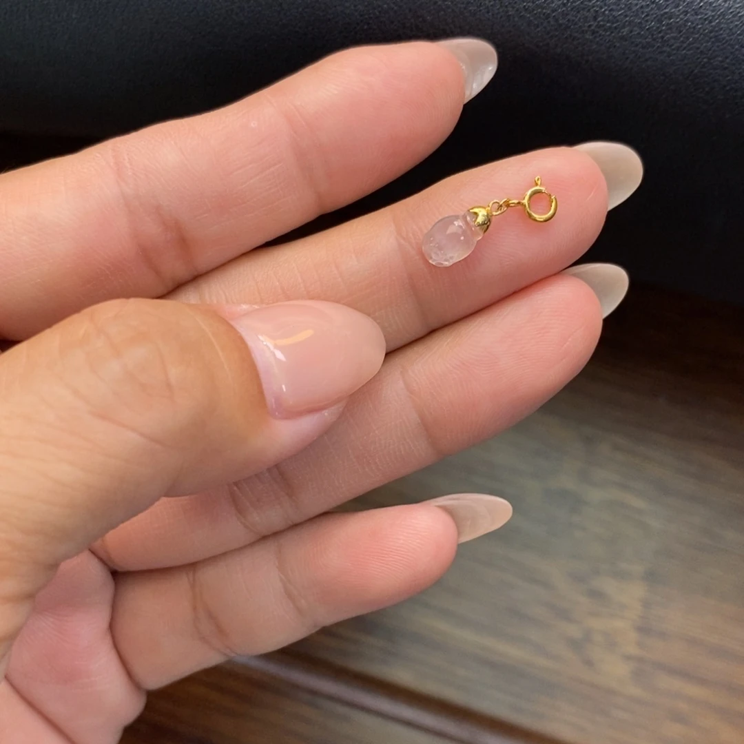 大***赵翡翠18K金镶嵌颈饰翡翠