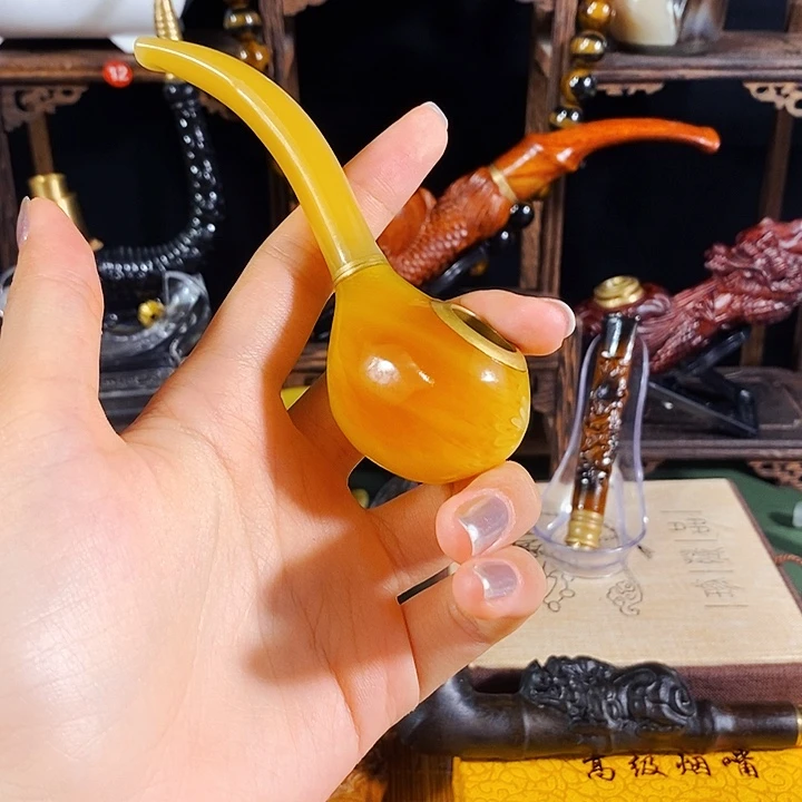高端定制金丝楠烟嘴