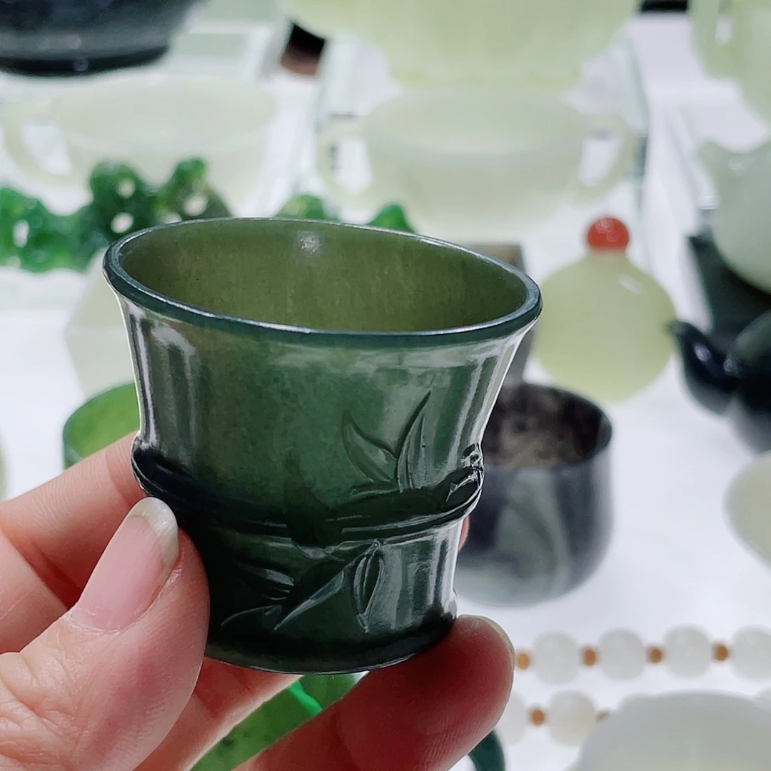 和田玉（碧玉）把件未镶嵌