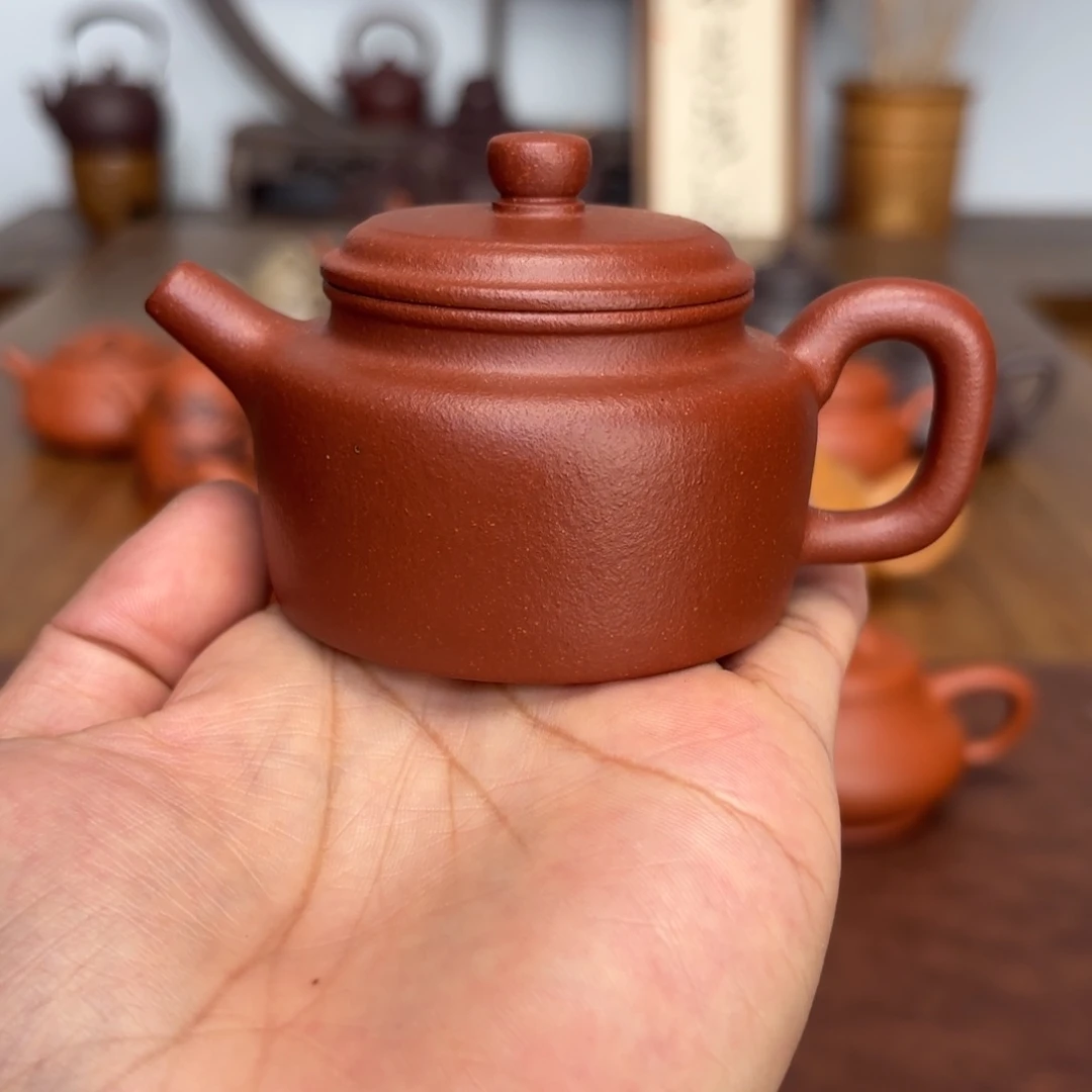 茶壶紫砂德钟100毫升零添加红降坡一物一检测