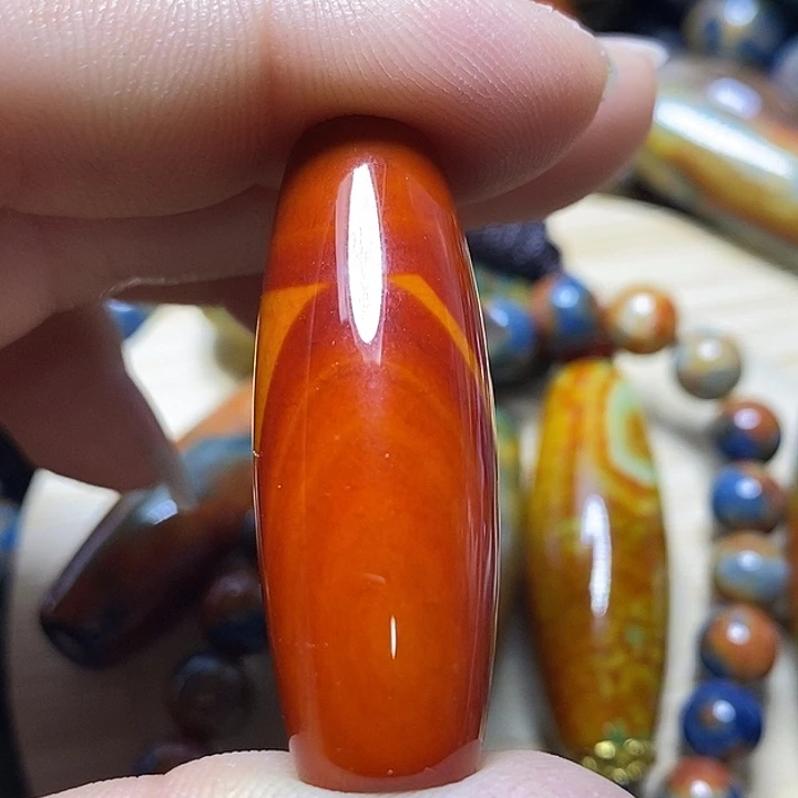 草***狼玛瑙/玉髓未镶嵌颈饰