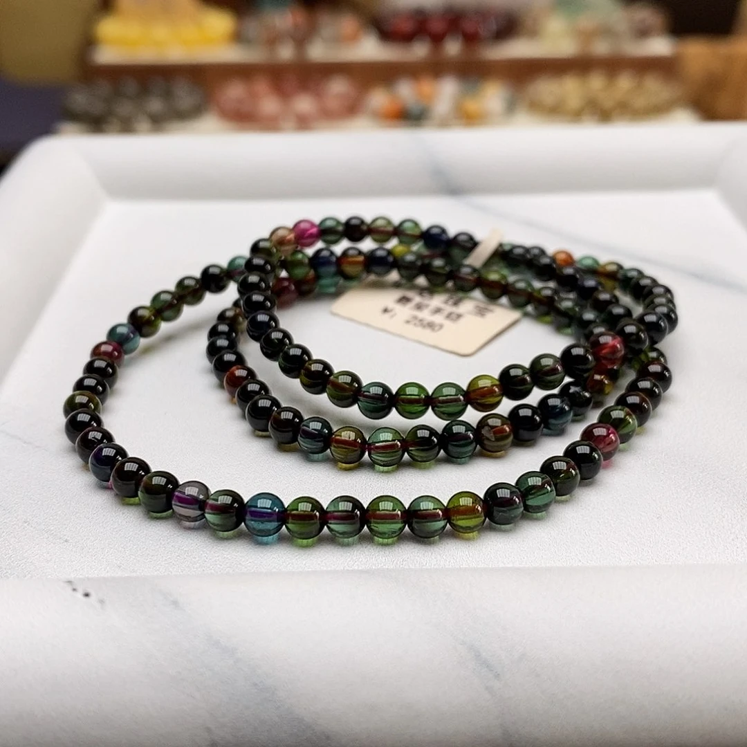 未镶嵌手链碧玺手链