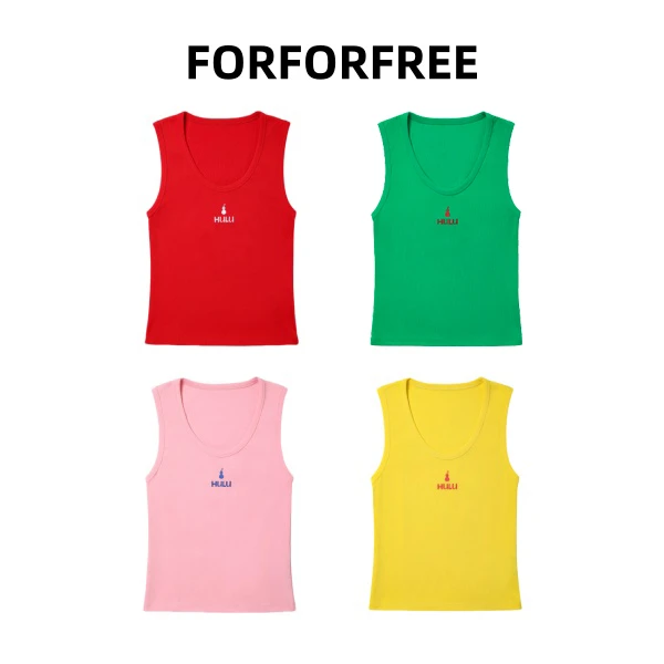 FORFORFREE糖葫芦透气u领打底背心无袖内衣女内搭可外穿高级感