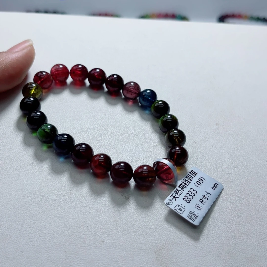 未镶嵌手链碧玺多样性发一条