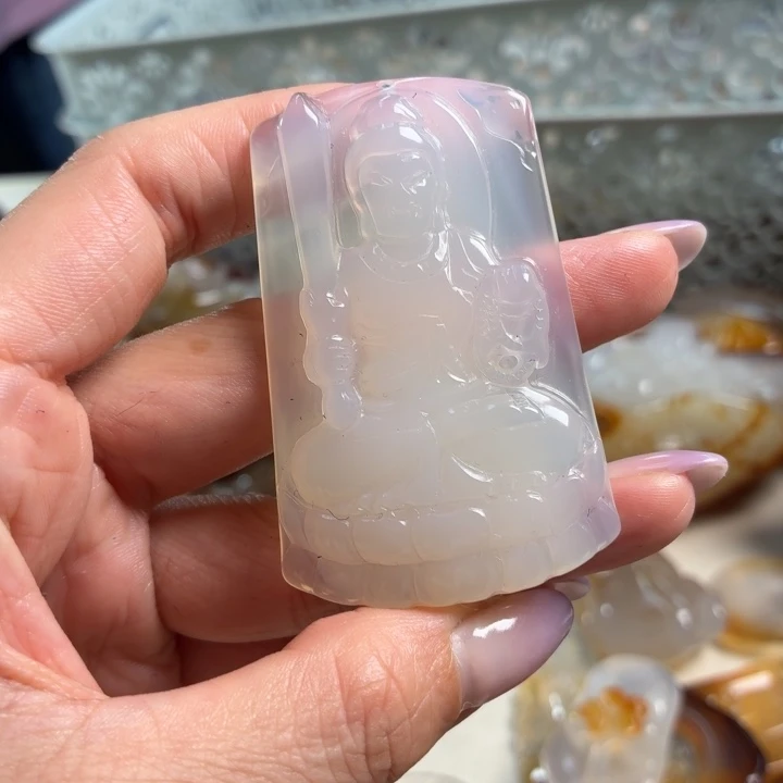 玛瑙/玉髓未镶嵌吊坠(不含链)
