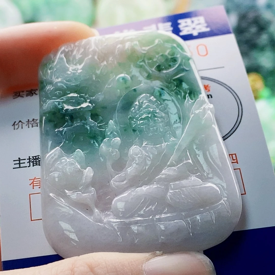 吊坠(不含链)未镶嵌翡翠