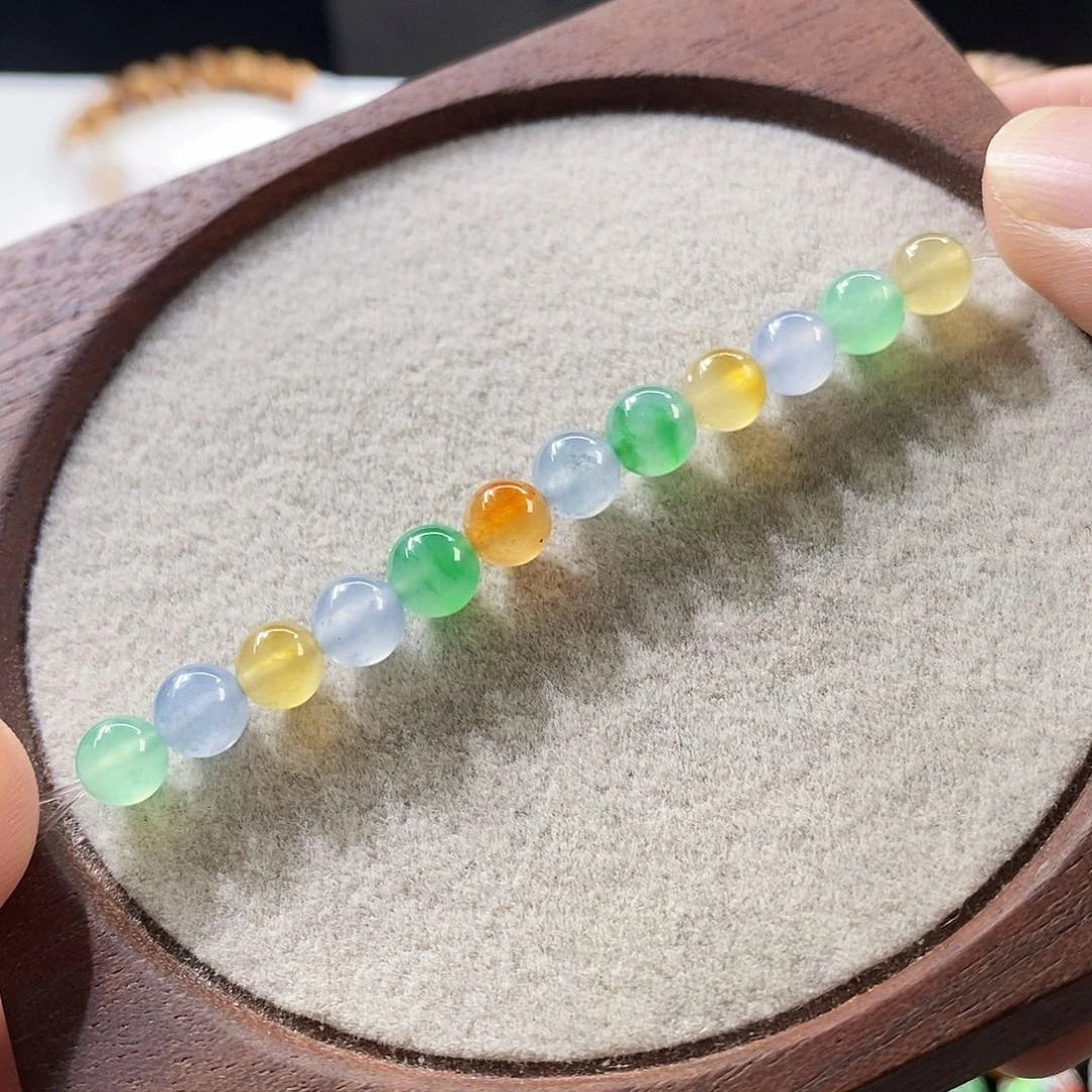 散珠翡翠一手冰彩