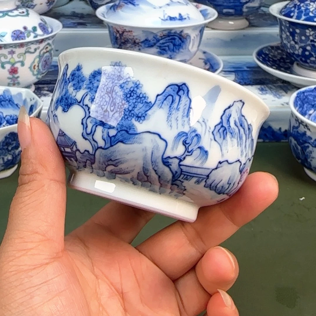 景德镇纯手绘茶具圆圆269