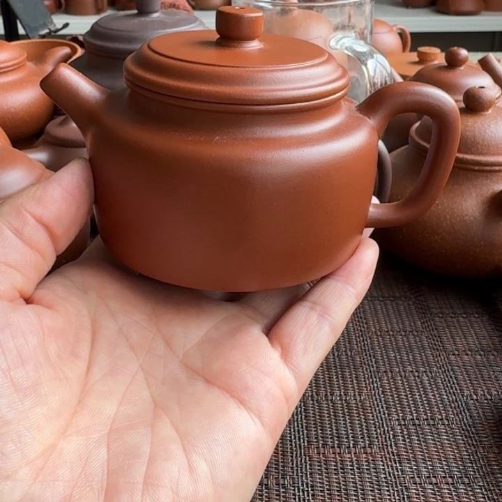 茶杯紫砂小红泥得中180cc