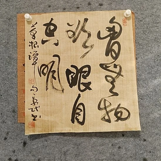 书法宋秉民。44X48。眼自空明