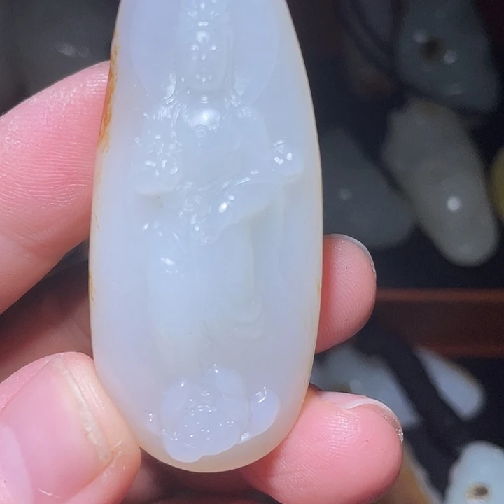 ****生和田玉（白玉）未镶嵌车挂