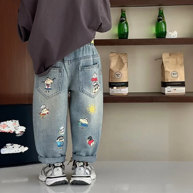 童装裤子小童牛仔裤春秋新款时尚宝宝裤子百搭洋气韩版春装长裤潮