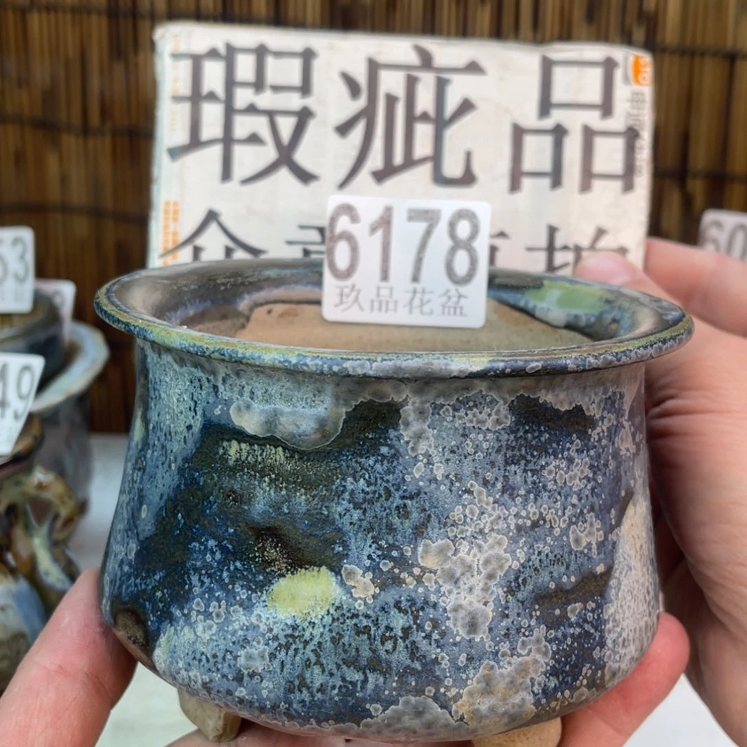 手工花盆默认瑕疵完美者勿拍