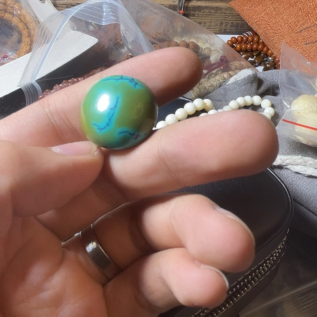油***子白玉菩提吊坠珠子