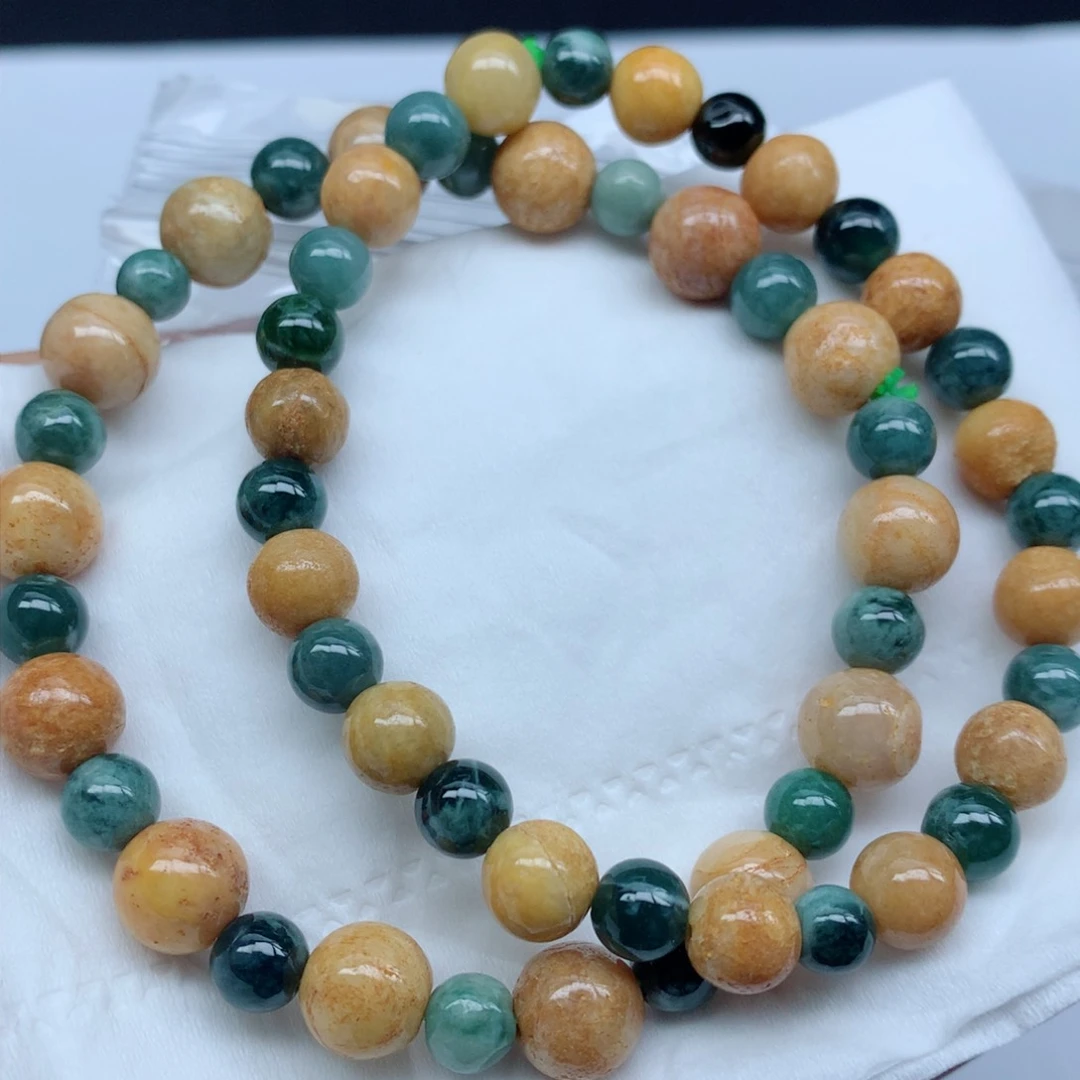 翡翠颈饰未镶嵌手串