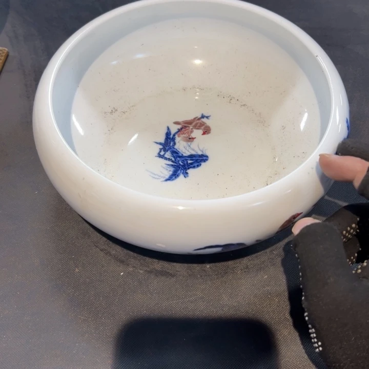 花***央瓷片拾六家的瓷器瓷器