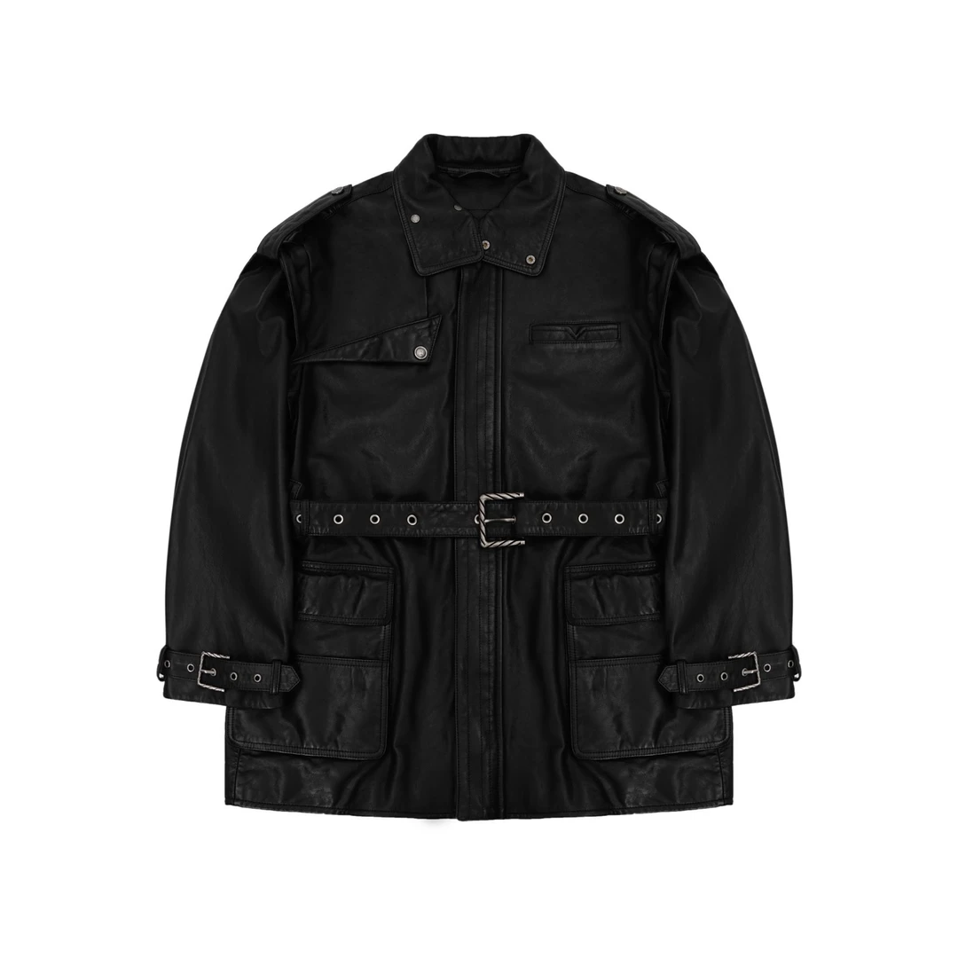 【深圳】Aa* Algebraic Average “音乐狂晃” 牛皮 秀场限定机车皮衣