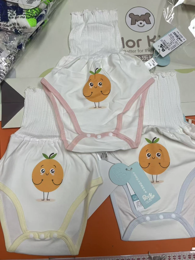 贝适家Q萌小橙子包屁衣拍一发二