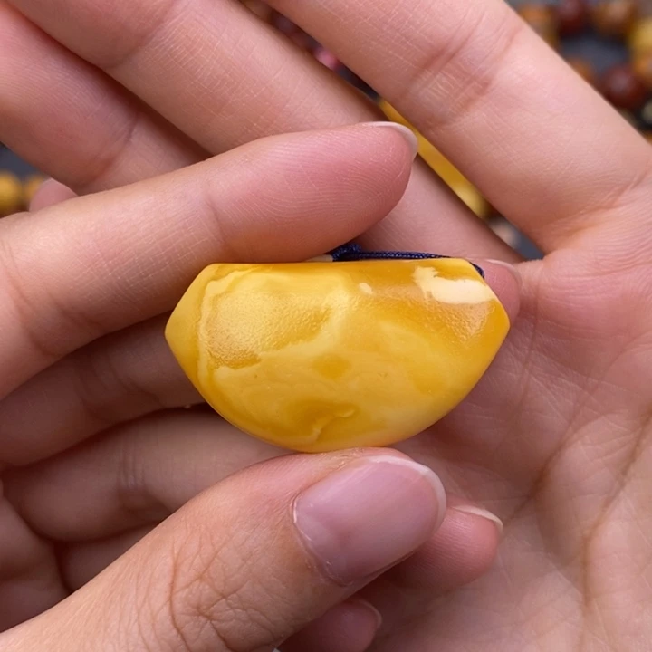 蜜蜡未镶嵌裸石蜜蜡M