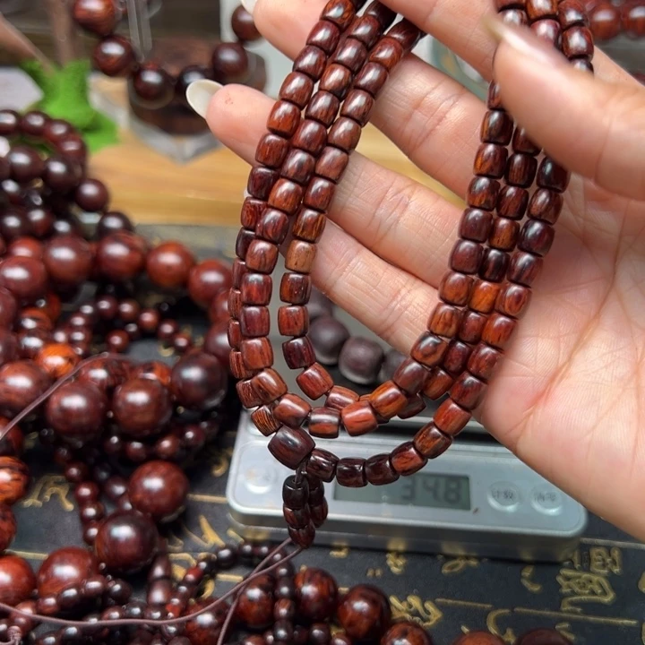 降真香手串/手链海南红降0.6✖️108直切黄油芝麻点