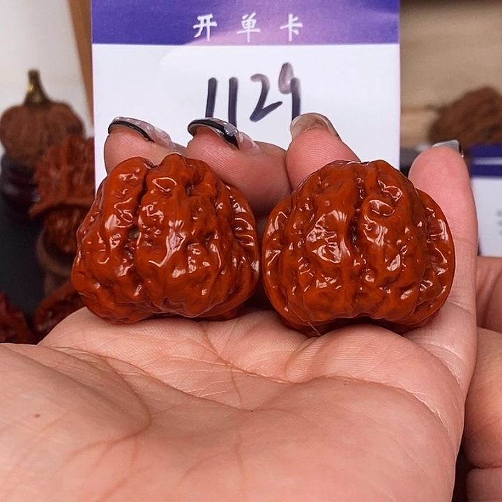 桃核吊坠蛤蟆头35有修s