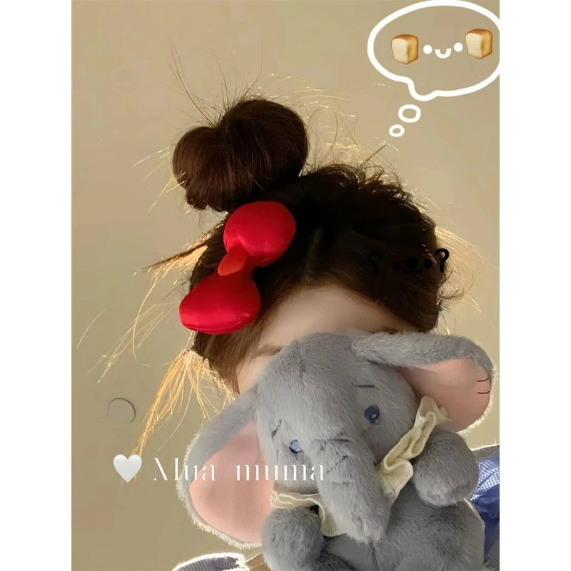 巨可爱!少女日系Kitty蝴蝶结发夹洛丽塔发卡氛围感拍照刘海夹女