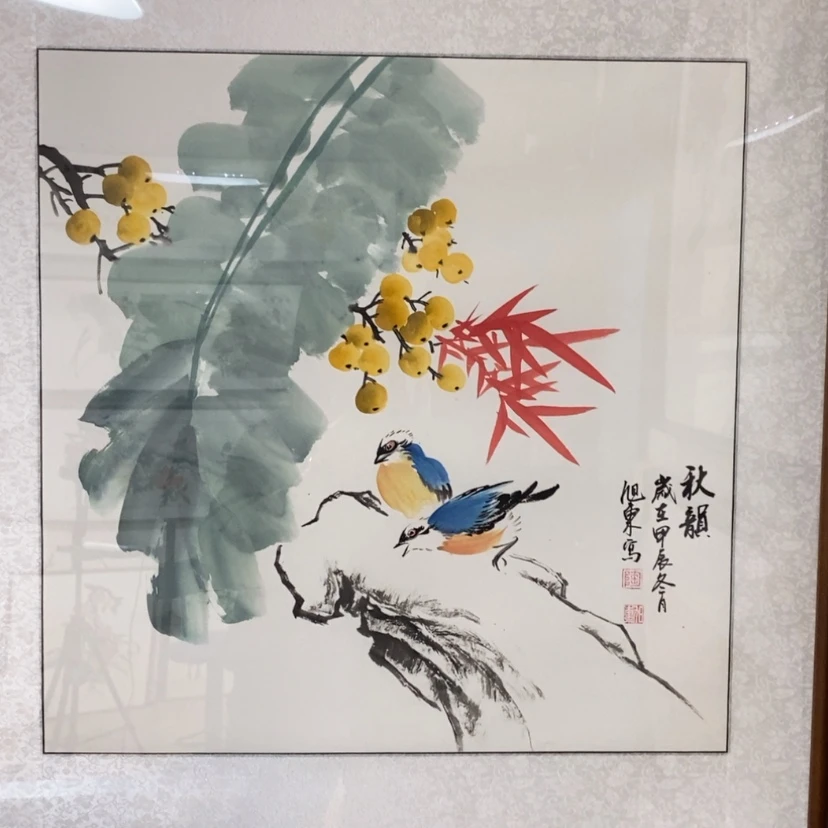 【闪购商品】国画海***w手绘国画带框