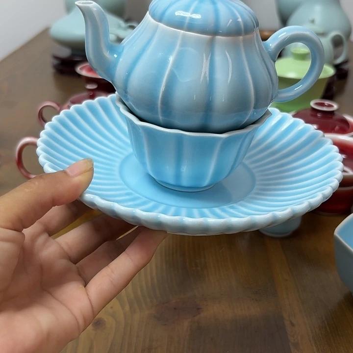 横***树景德镇高温陶瓷拍一发三微瑕