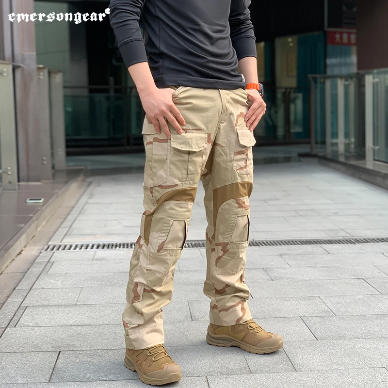爱默生户外黄标MC迷彩G3战术长裤登山宽松工装耐磨男士迷彩裤夏季