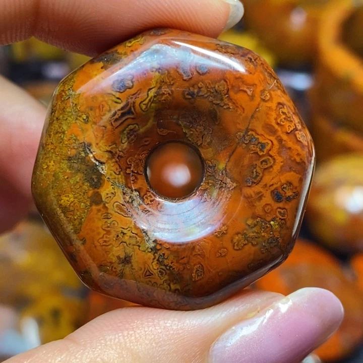 北***狼玛瑙/玉髓颈饰未镶嵌