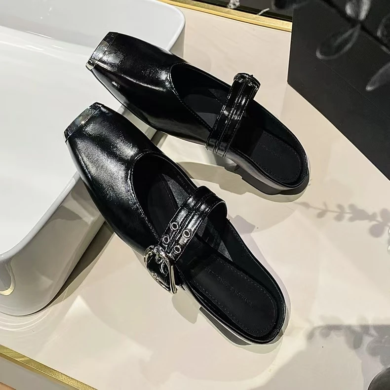 25395 新款时尚夏季法式气质外穿包头拖鞋