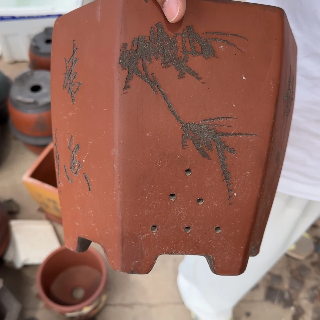 紫砂花盆口径20.20口径